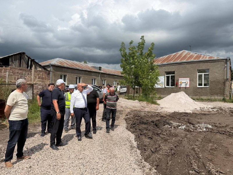 Строительство новой школы в Араратской области