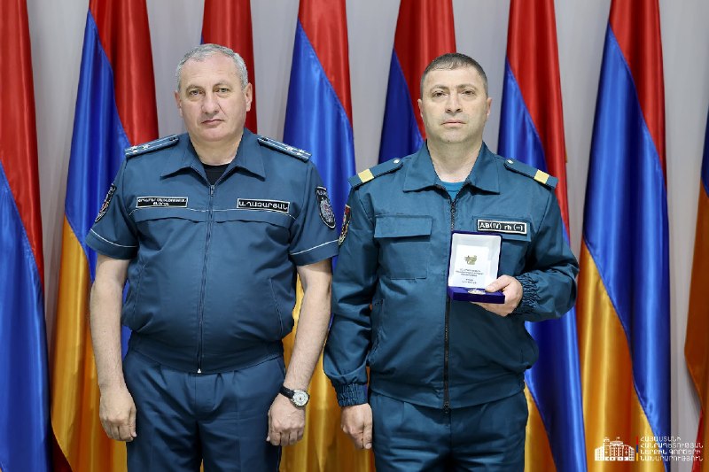 Спасатели Араратской области награждены за участие в поисках на реке Памбак